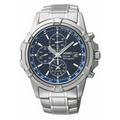 Seiko Men's Solar Alarm Chronograph Watch